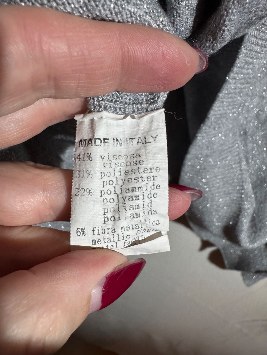 Maglioni & Felpe: Grauer Pullover mit Silberfäden ca Gr. XXL – Usato da Grosswangen venduto da SALE_SALE_SALE 4
