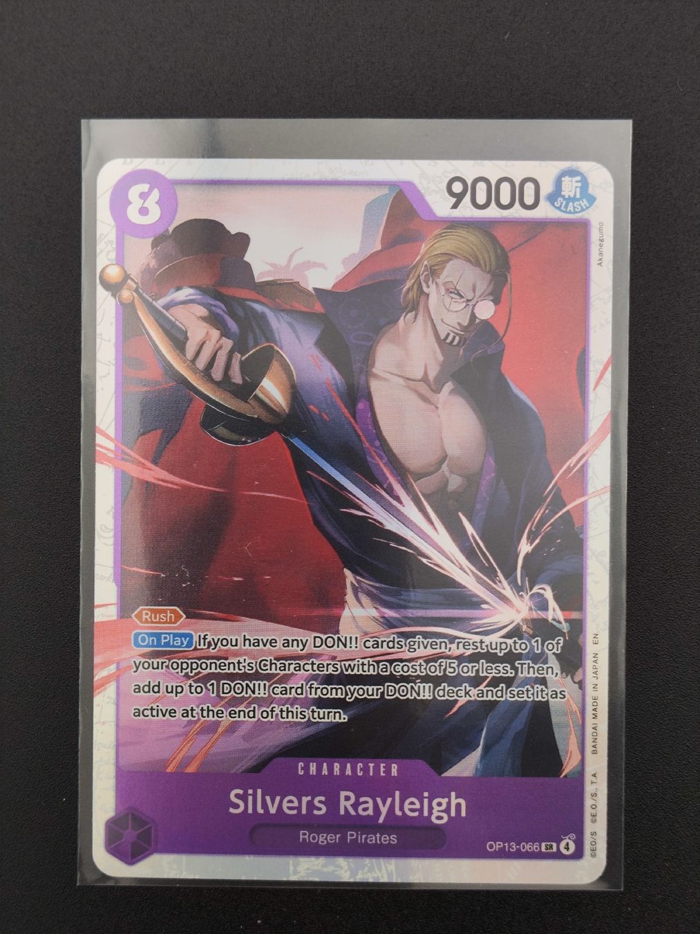 Bandai Carte collezionabili: Silvers Rayleigh OP13-066 [EN] – Nuovo (secondo la descrizione) da Zürich venduto da Odiax