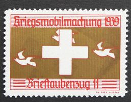 Soldatenmarken - Brieftauben Zug 11 - Wi Bft 17 **