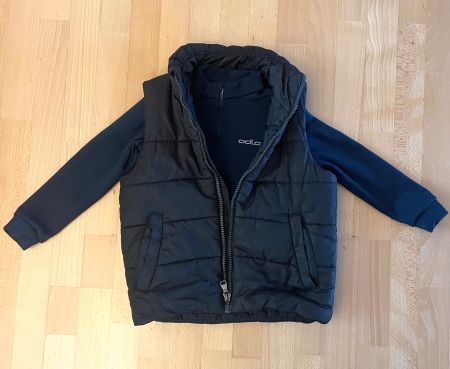 2-er Pack / Odlo Fleece-Pulli - H&M Gilet / Grösse 122/128