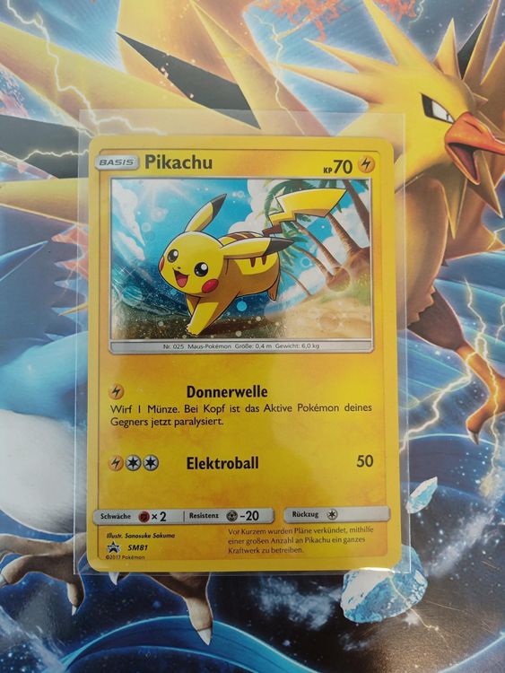 Pikachu Sonne Mond Promo Sm Holo Kaufen Auf Ricardo