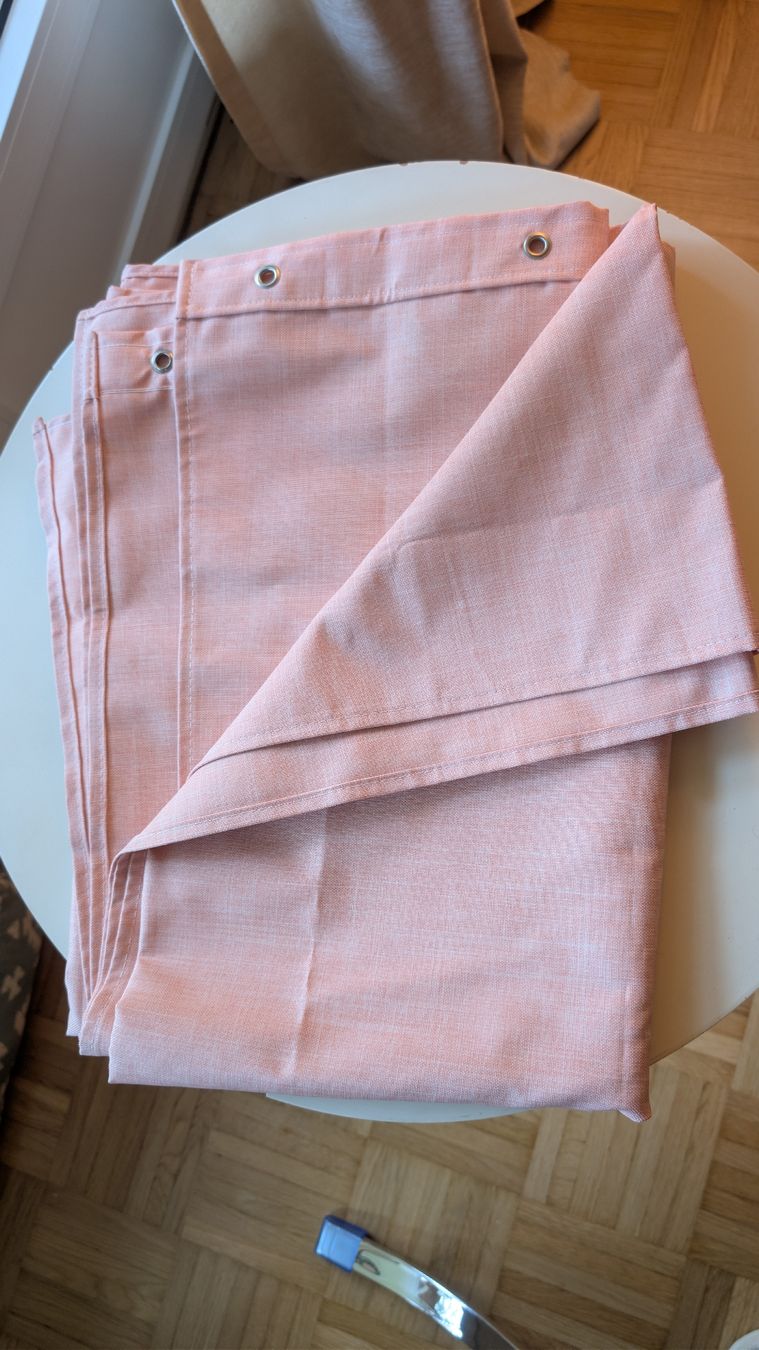 Tende: Manor Duschvorhang Polyester rosa – Usato da Wetzikon ZH venduto da Finafets 1