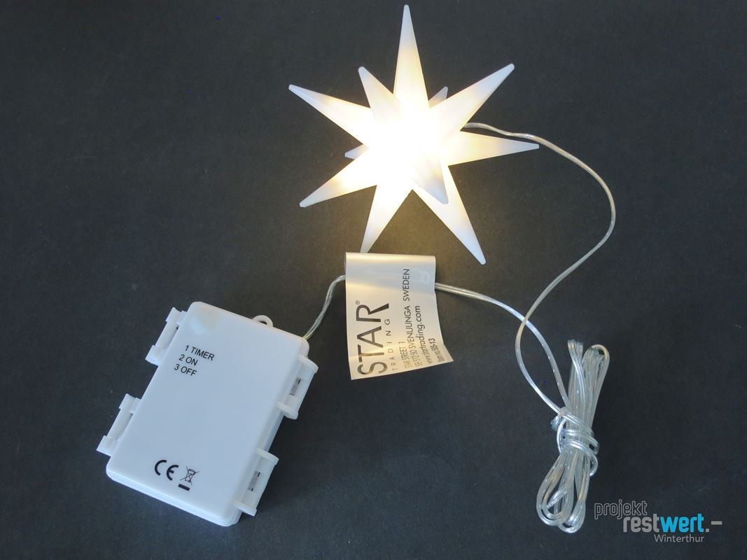 Guirlandes lumineuses: STAR TRADING LED 3D-Stern 10cm – Neuf (Voir description) à Winterthur par Restwert_Winterthur 1