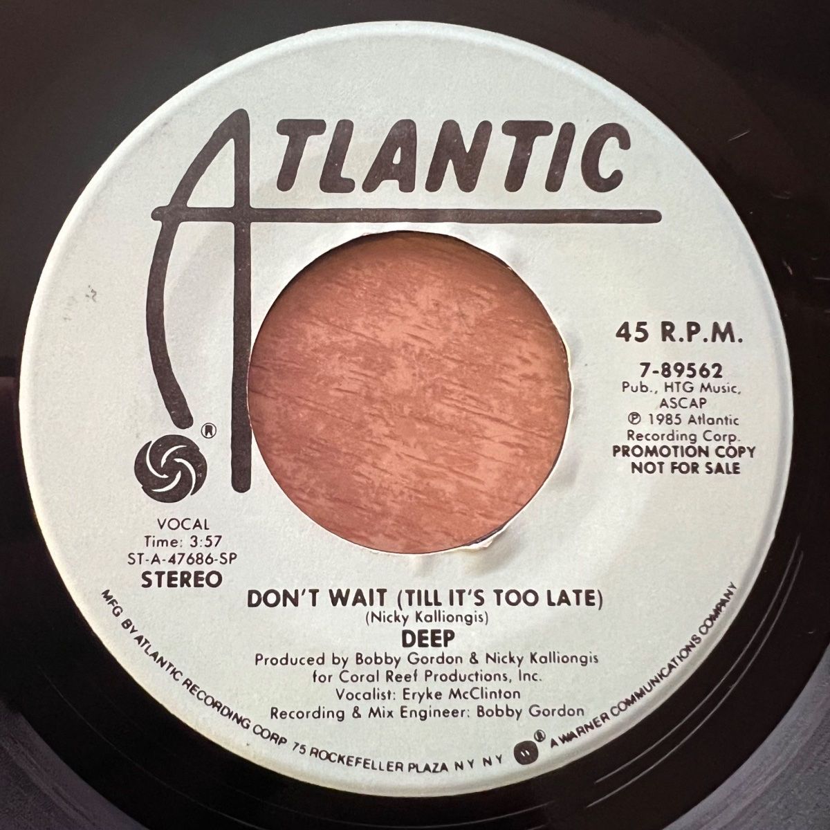 Dischi in vinile: Deep - Don't Wait / US-Promo 1985 – Usato da Gais venduto da soundcave57