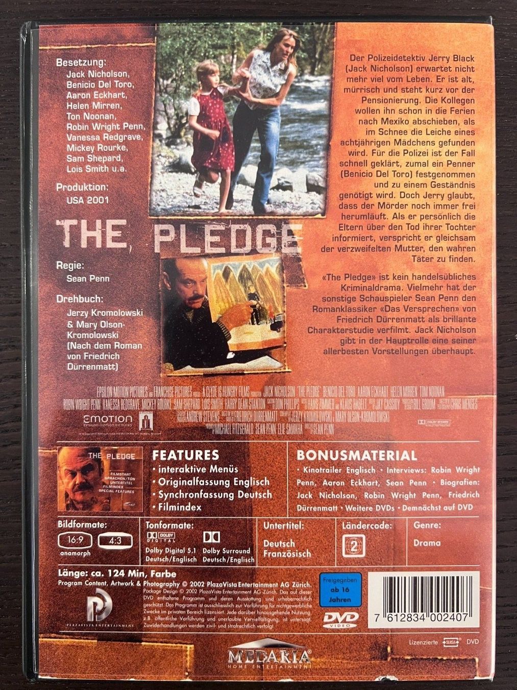 Alle DVDs: The Pledge – Gebraucht aus Zürich von FilmFreunde 1