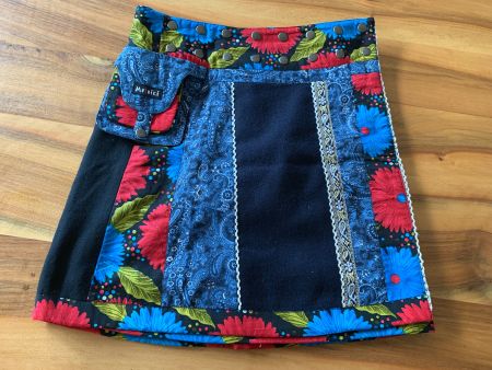 MOSHIKI Traum Wickelrock wendebar wie neu