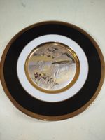 Chokin Teller, 24K Goldrand, Japan, Samurai Kunst, TOP!(em9)