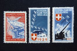 (m381) Flieger Wit 1/1 + 13/1 + 15/1 *