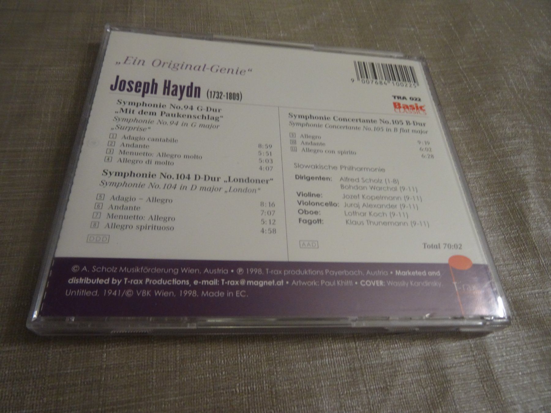 CD: Haydn - Symphonien Nr. 94 & 104 CD – Usato da Olten venduto da Disc-Ausverkauf 1