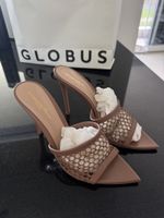 Gianvito Rossi Mules  Netz Leder beige Gr 38 
