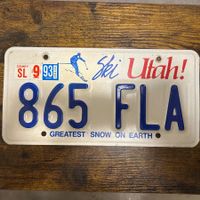 🇺🇸 U.S. Autoschild - Utah 865 FLA - ORIGINAL