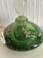 Flacon de parfum verre d'art Caithness  madéle Rainfores sig