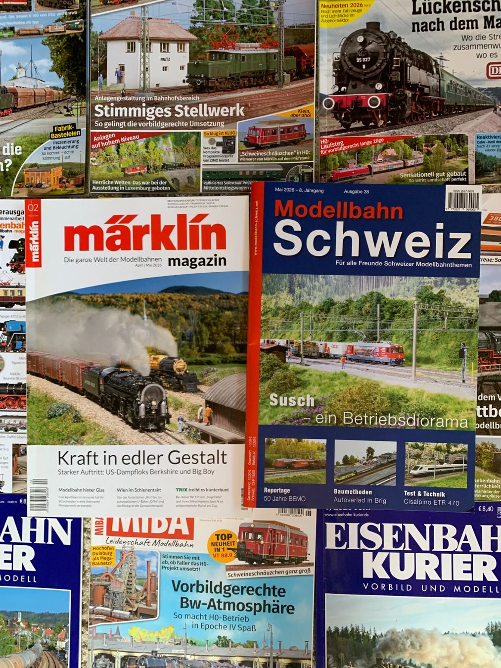 Märklin Modellini di ferrovie: Wagen-Set mit 7 Stück + 11 Namhafte Modellbahn Hefte TOP... – Nuovo (secondo la descrizione) da Schleitheim venduto da moto-lokilok58 3