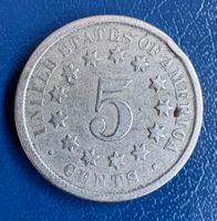 5 Cents 1870 USA Shield Nickel