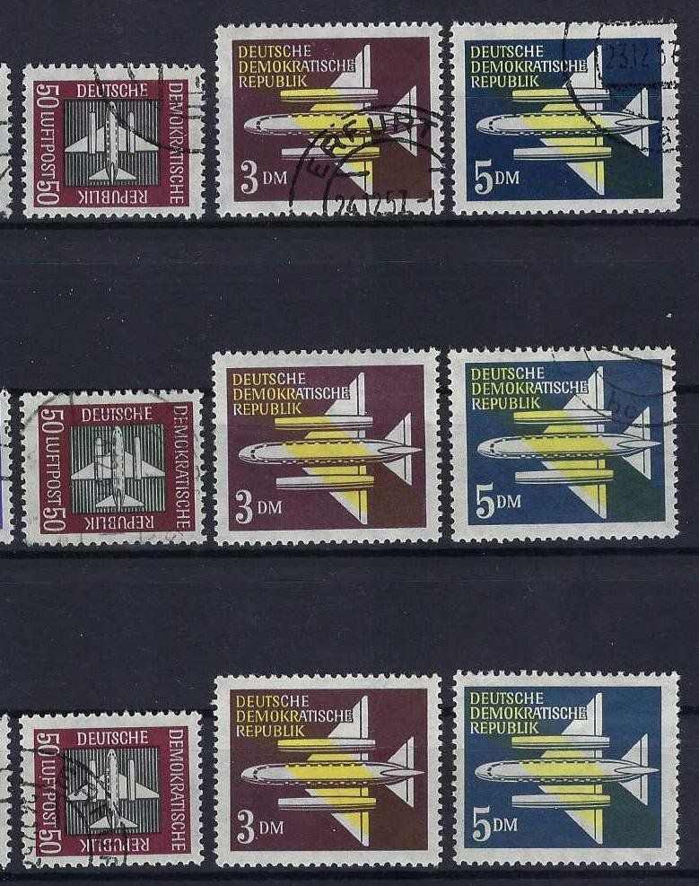 Tutti i francobolli: DDR Luftpostmarken 1957 saubere +tolle Werte gest. – Usato da Hitzkirch venduto da walti1959 2