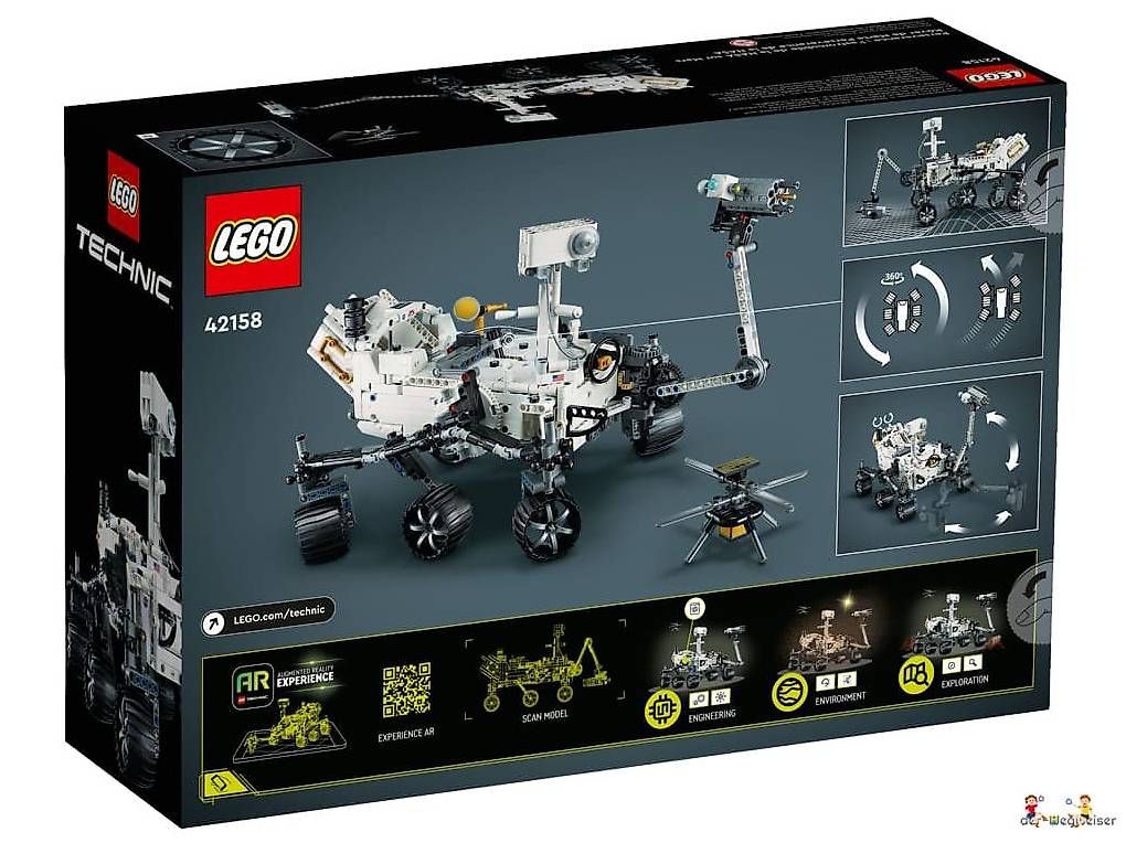 Lego Giocattoli: Lego Technic NASA Mars Rover Perseverance 42158 – Nuovo e nell'imballaggio originale da Birsfelden venduto da der-Wegweiser 1