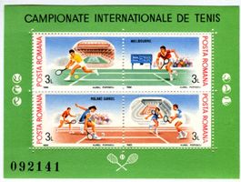 Block "Tennis". Rumänien.