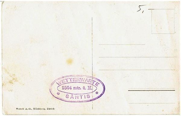 Cartes postales: Säntis Observatorium – D'occasion à Flims - Dorf par Stagediver 1