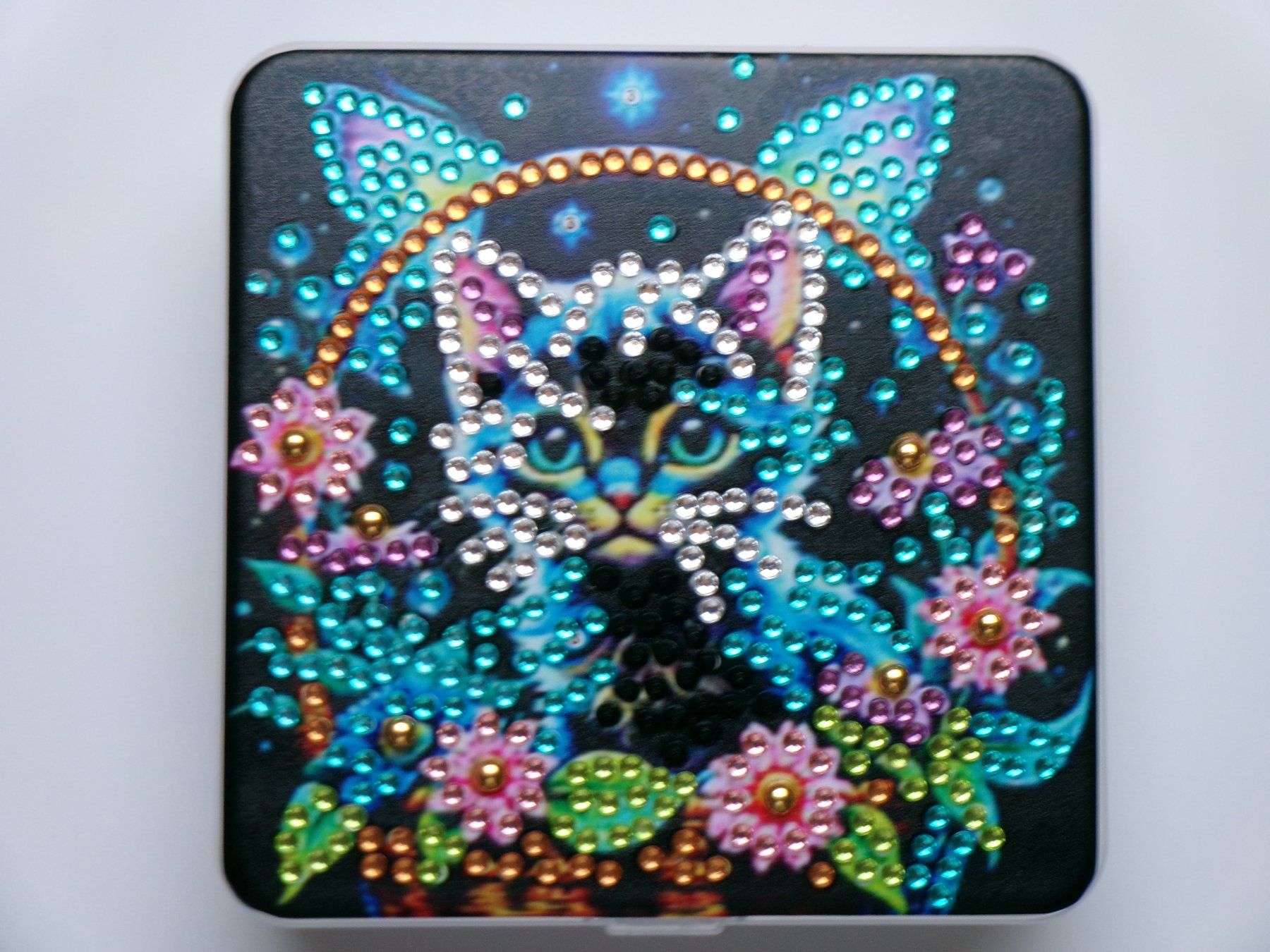 Kit bricolage: Box mit Diamant Malerei Katze neu – Nuovo e nell'imballaggio originale da Hendschiken venduto da Shiva036