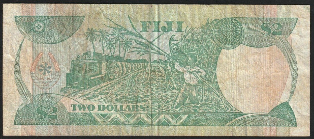 Billets de banque: Fiji 2 Dollars 1988 – D'occasion à Brugg AG par banknoten_muesli 1