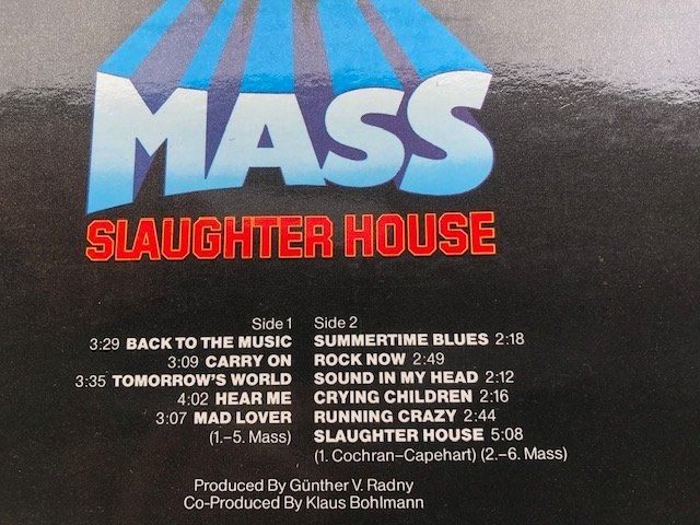 Dischi in vinile: Mass – Usato da Aarwangen venduto da Jukebox3 3