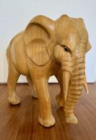 Grosse Holzfigur Elefant 🐘 Handarbeit (25x11x20 cm) 👍🏼