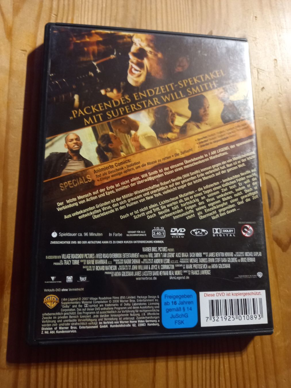 Tutti i DVDs: I am Legend Will Smith – Usato da Langenthal venduto da noa_9wcy 2