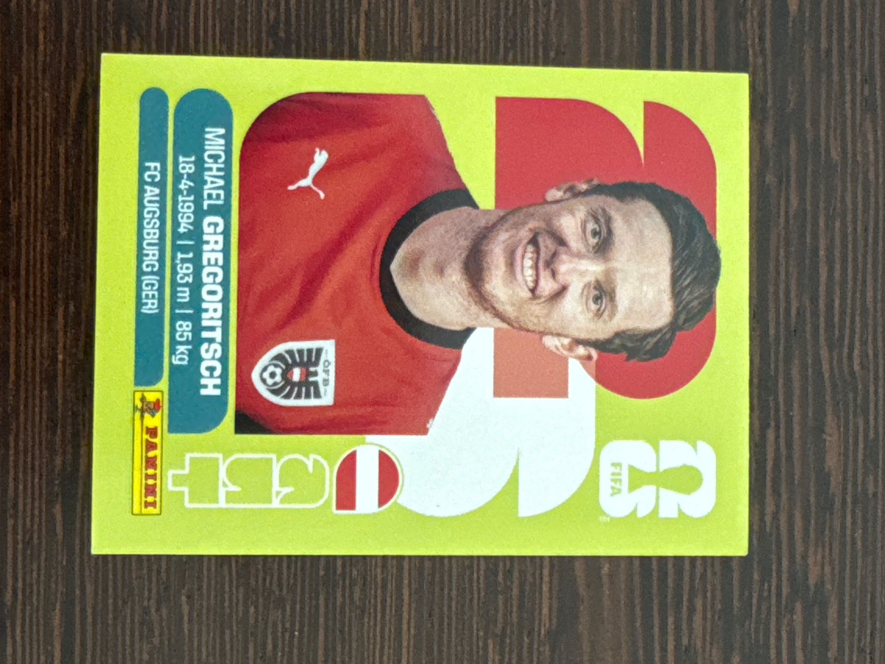 Panini Sammelbilder & Trading cards: Panini FIFA WM 2026 AUT 19 – Neu (gemäss Beschreibung) aus Zofingen von Tho66