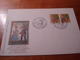 Tag der Briefmarke 1974, Appenzell, Brief