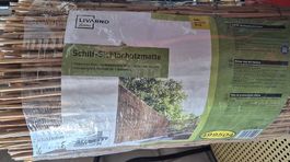 2 Schilf Sichtschutzmatten / Schilfmatten / 6x1 Meter