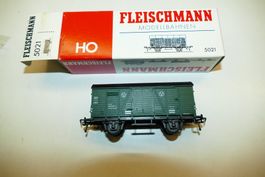 Fleischmann H0: DB Kranzug Gerätewagen