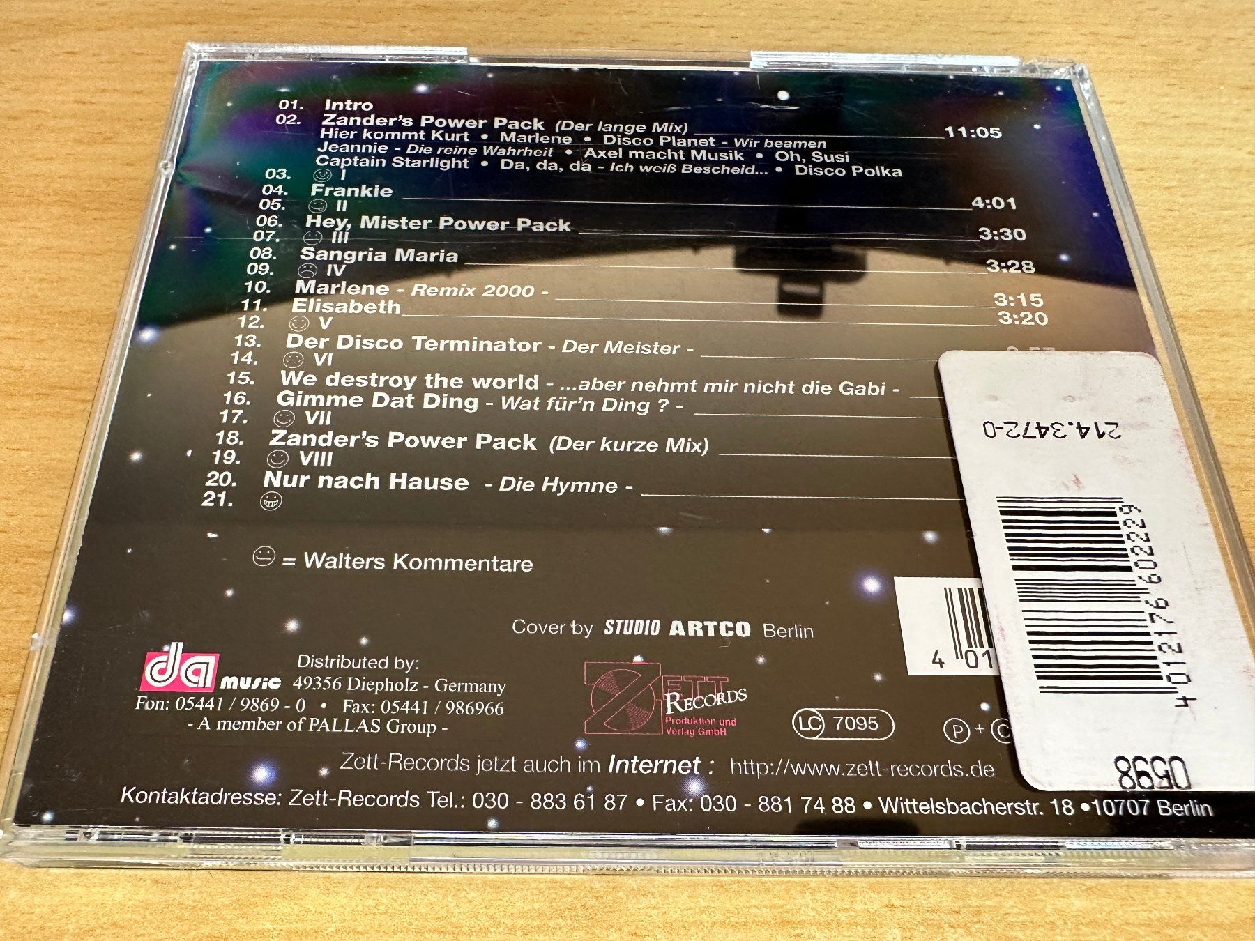 CD: Frank Zander – Zander's Power Pack – Usato da Rikon im Tösstal venduto da Alpenmutz 1