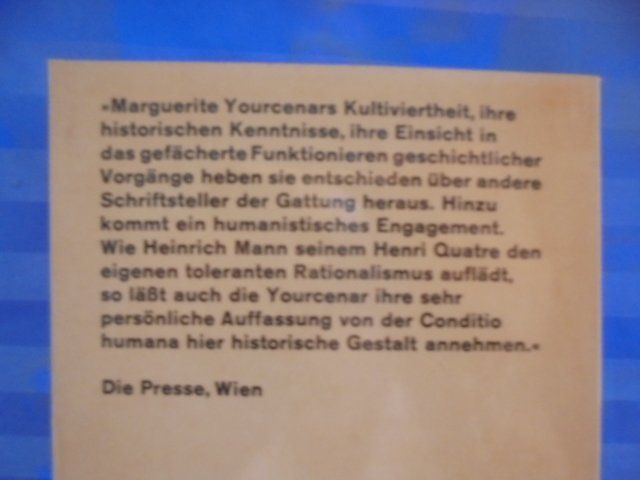 Libri: Die schwarze Flamme /Yourcenar – Usato da Hinwil venduto da Glasperlen 1