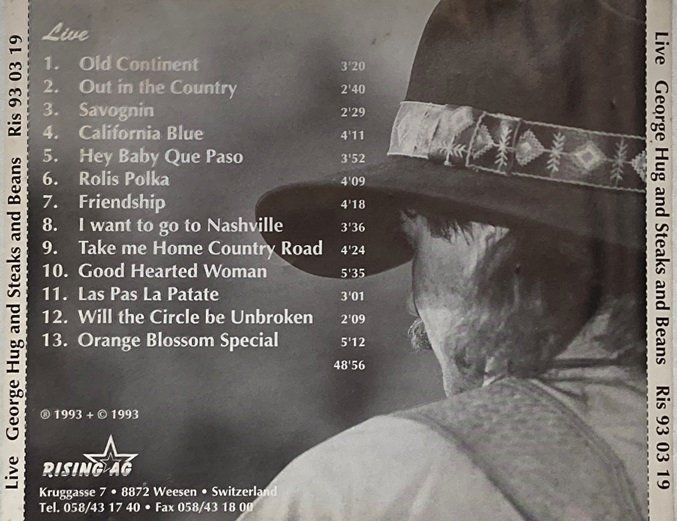 CDs: George Hug and Steaks & Beans - Live – Gebraucht aus Grüningen von azulgris 1