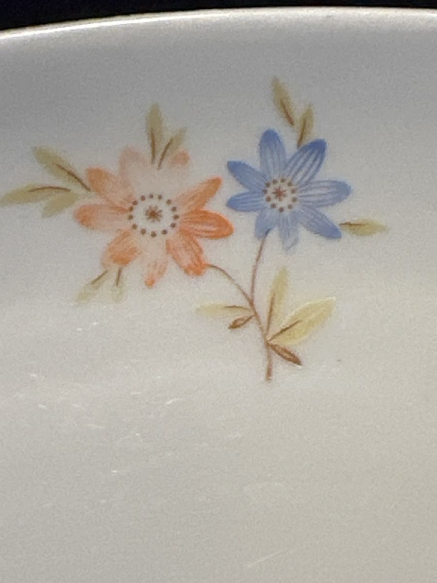 Piatti di portata: Suesse Langenthal Servierplatte, oval, mit Blumenmuster.1935 – Usato da Zürich venduto da Chaeffeler 3
