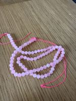 4 mm facettierte Rosenquarzperlen- neu