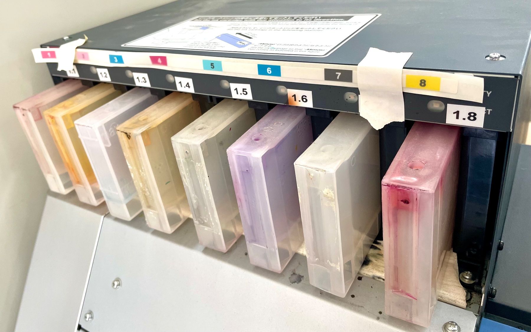Mimaki Stampanti: Mimaki TS34-1800 Digital Transfer Textil Rollen Drucker – Usato da Niederdorf venduto da LeptonAG 3