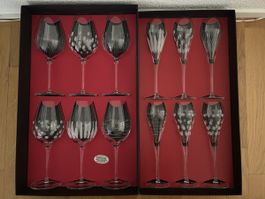 Elegante Weingläser & Champagnergläser Set (12-teilig) Neuwe