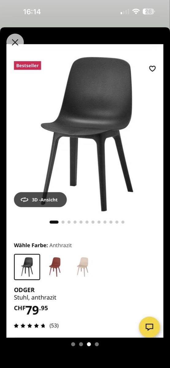 Ikea Sedie: Ikea Odger Stuhl 6 Stück oder Einzeln. Für In- und Outdoor. – Usato da Zürich venduto da second.life.zuerich 5