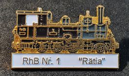 CC685 - Pin Rhätische Bahn RhB Nr. 1 "Rätia"