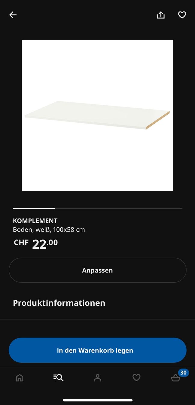 Ikea Schränke: Ikea Schrankböden 100x 58 – Gebraucht aus Zürich von Coco.swiss 1