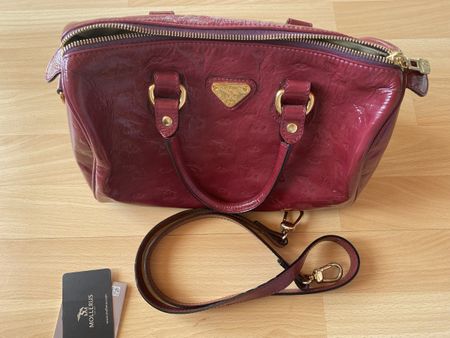 Maison Mollerus Handtasche Bordeauxrot 