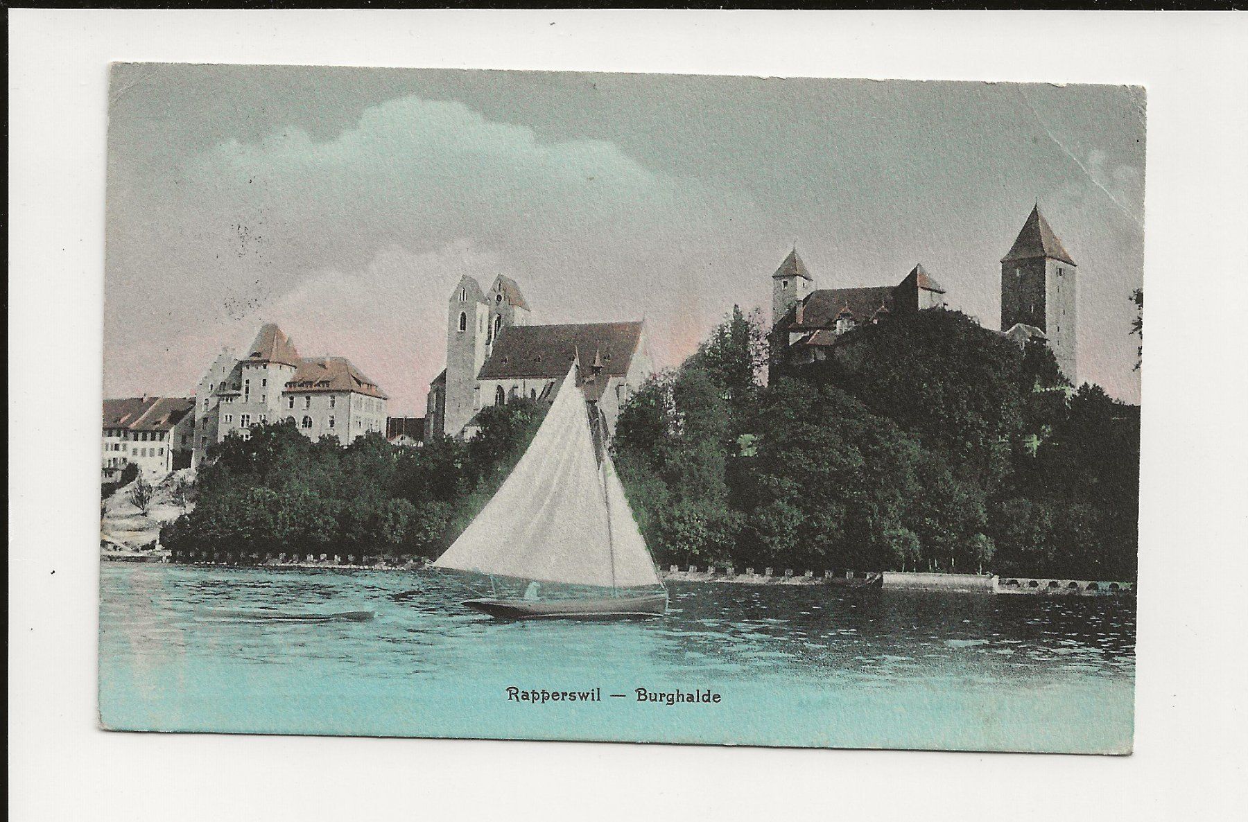 Ansichtskarten: AK 1911 Rapperswil Burghalde – Gebraucht aus Greifensee von 315WDO