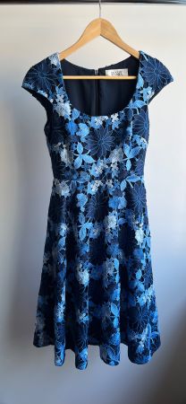 Designerkleid von Badgley Mischka, Grösse 2 (XS)