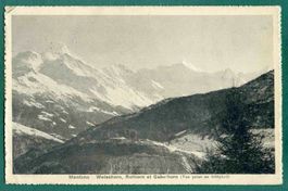 Montana-Weisshorn, Rothorn et Gabelhorn, 1921, gelaufen