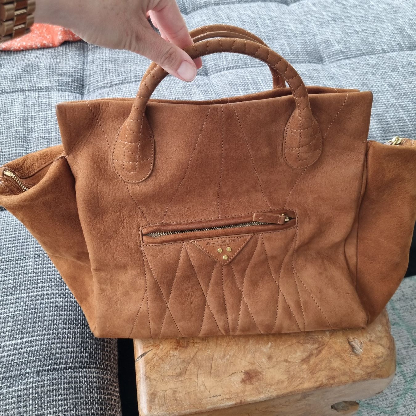 Jerome Dreyfuss Borse da donna: Jérôme Dreyfuss Tasche braun Wildleder – Usato da Bad Zurzach venduto da Mfritzli 1