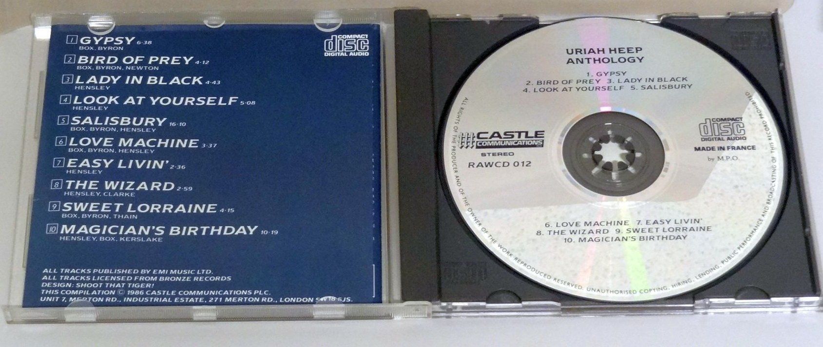 CD: Uriah Heep Anthology CD – Nuovo (secondo la descrizione) da Zuzwil SG venduto da Pawnbroker 2
