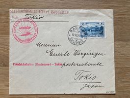 Zeppelin Brief 1929 Weltrundfahrt sehr hochwertig