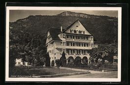 Weggis, Hotel Schweizerhof, von der Stra