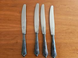 4 WMF Nirosta Messer versilbert